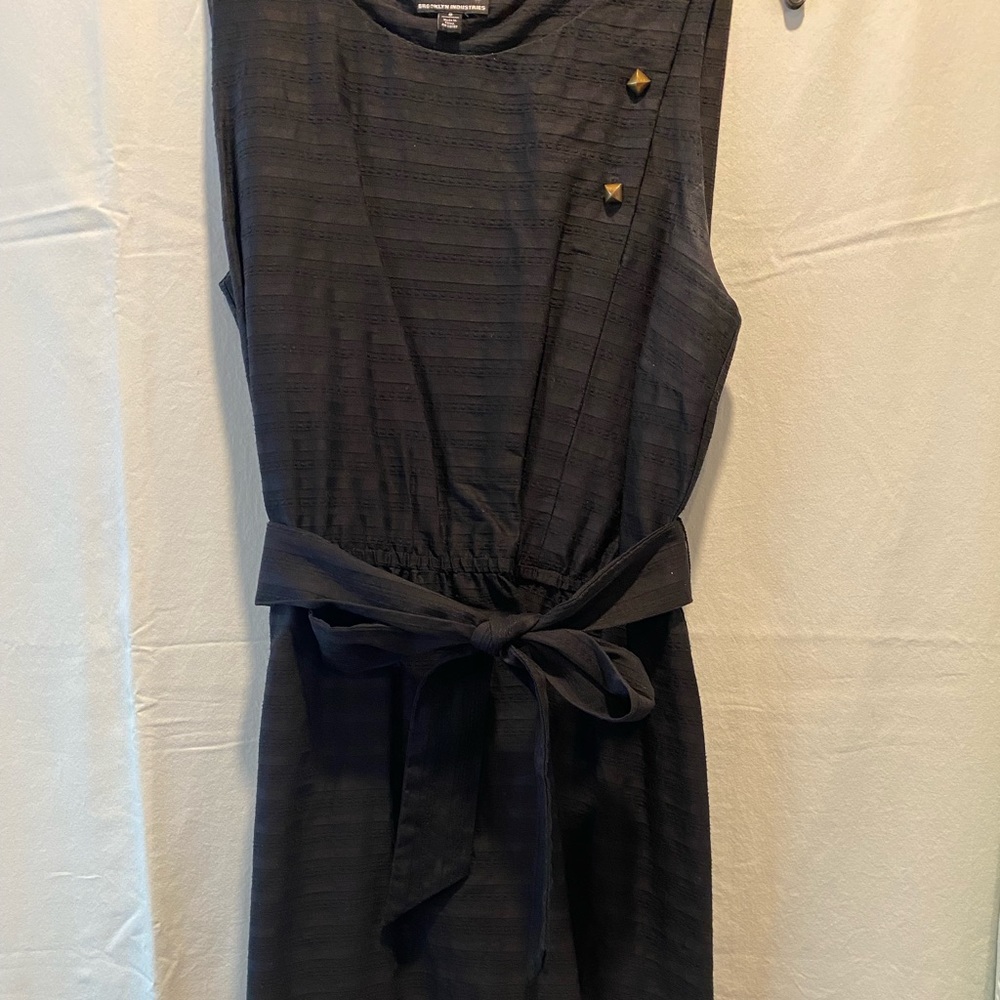 Brooklyn Industries black dress with belt